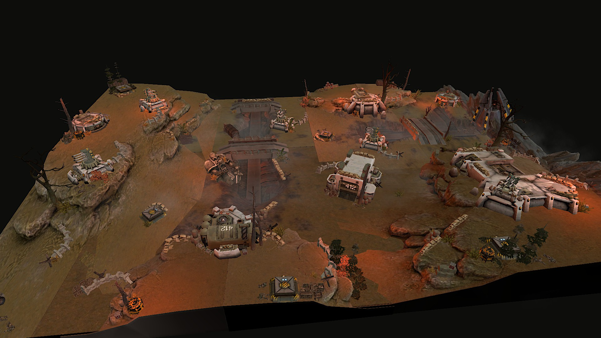 40k map hill camp 76x52