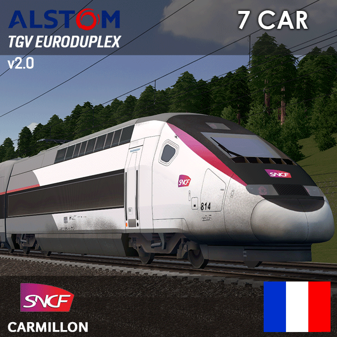 TGV Euroduplex - Carmillon (7Cars)