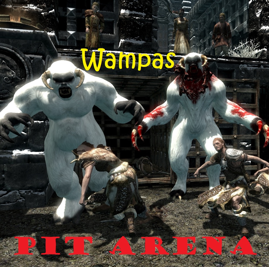 Wampas and Droids of the Windhelm Pit Arena