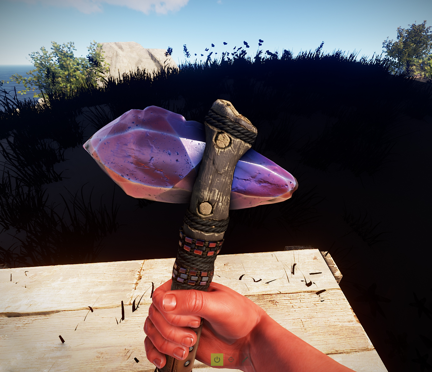 Morganite Hatchet