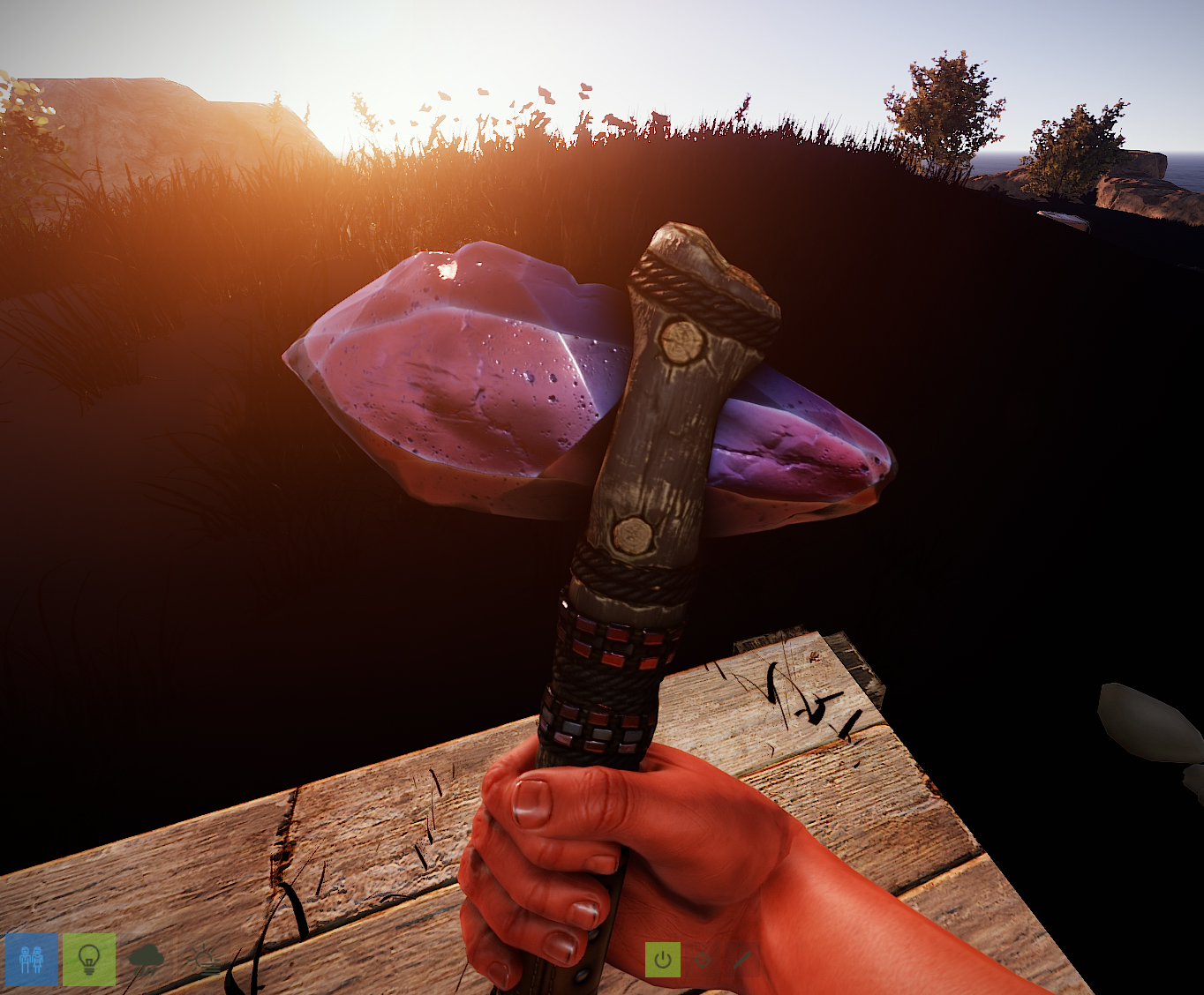 Morganite Hatchet