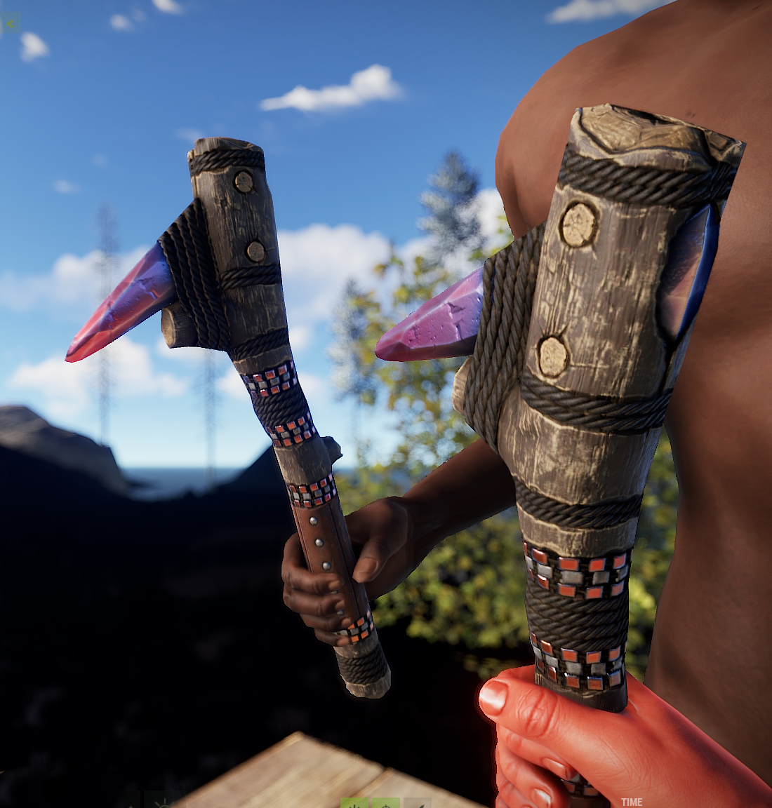 Morganite Pick Axe