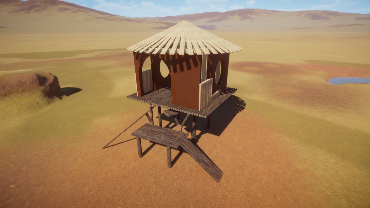 Small climbing shelter