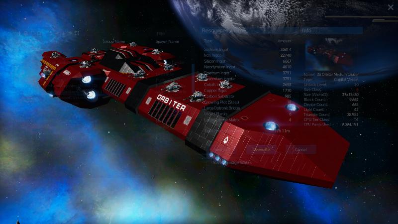 26 Orbiter Medium Cruiser