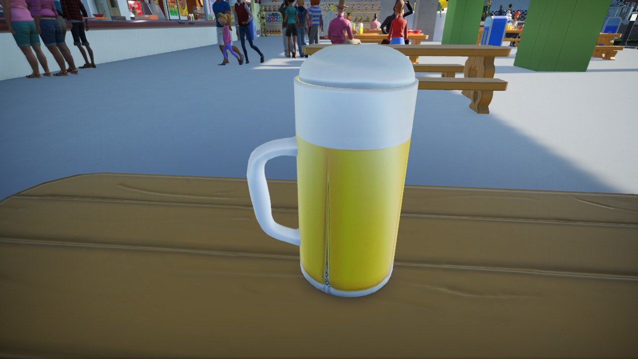 Beer glass normal
