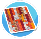 Orange Artsy Rug