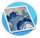 Blue Mineral Rug