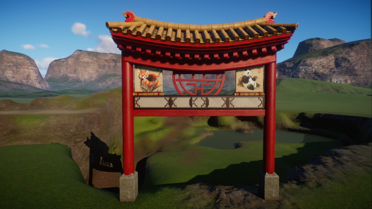 Small Chinese Gate ⛩ [Decoration]