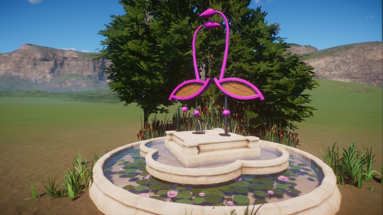 Flamingo Fountain