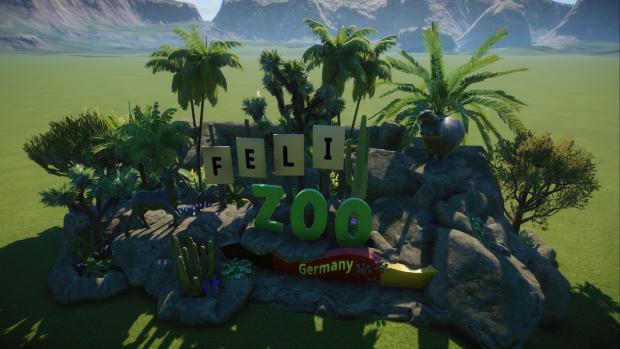 Zoo- Sign / Centerpiece by FELIDAE