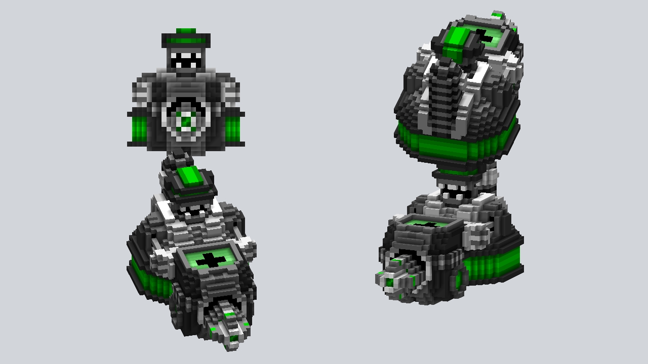 Green Skull Turret