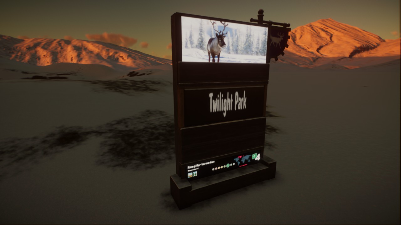 Reindeer Sign