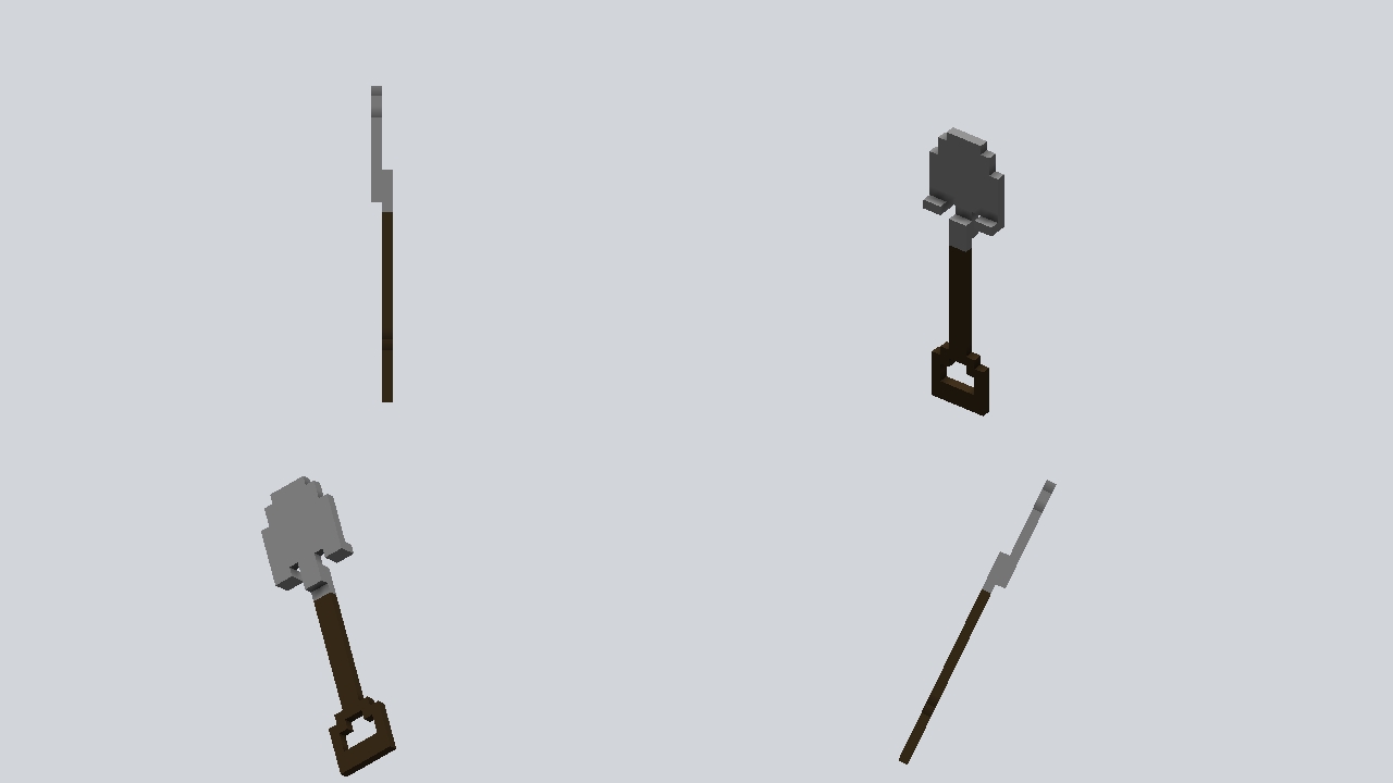 knife as shovel