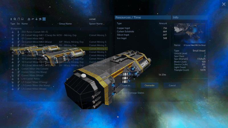 07 Comet Miner MK2 (No Warp)
