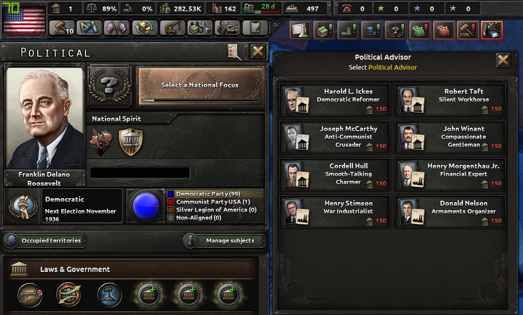 USA Stays Democratic without MtG