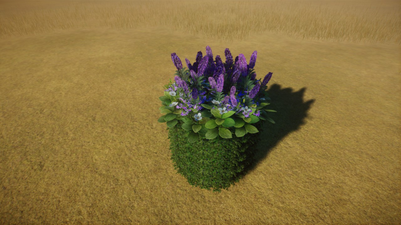 Flower Hedge / Blumen Hecke