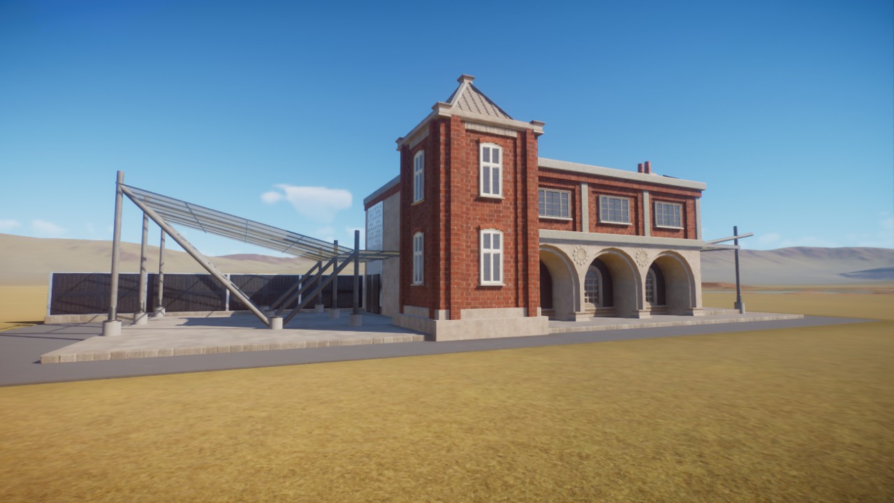 Classic/Modern brick building preview
