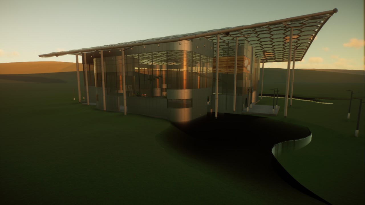 3 in One modern Animalhouse Rhino/ Hippo/ Tapir/ indoor Pool