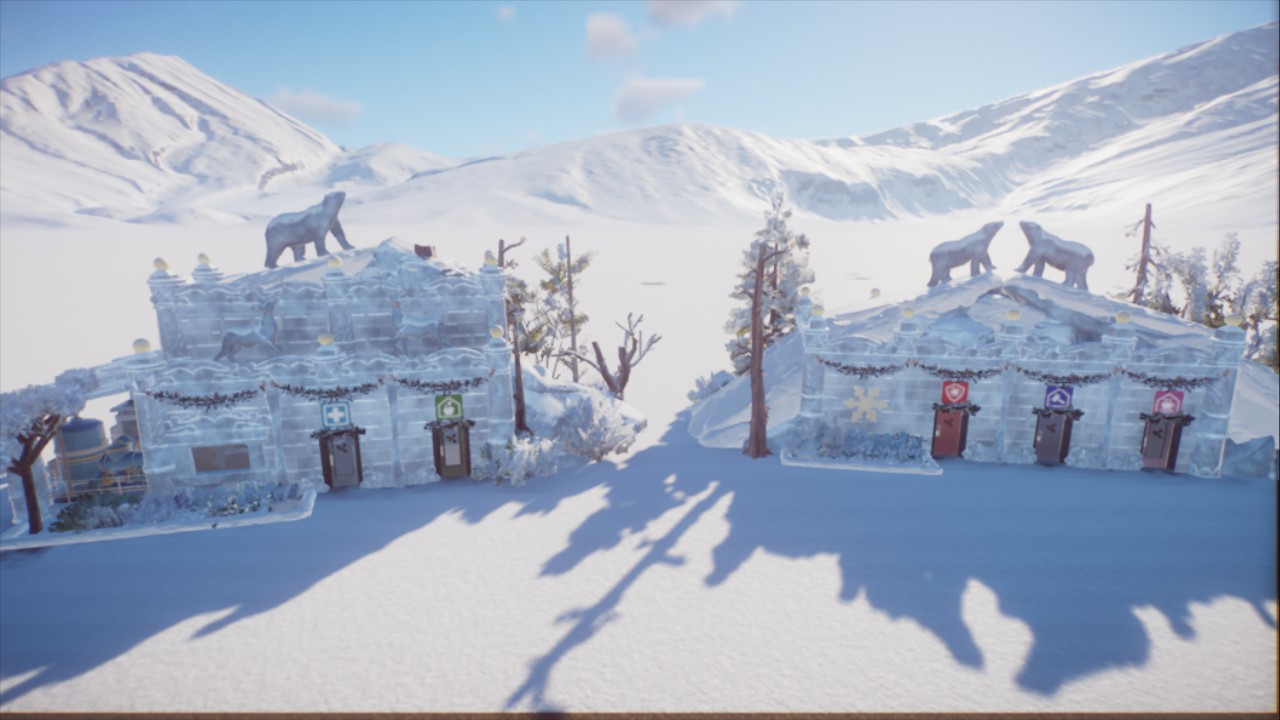 Arctic Staff Building Small and Big