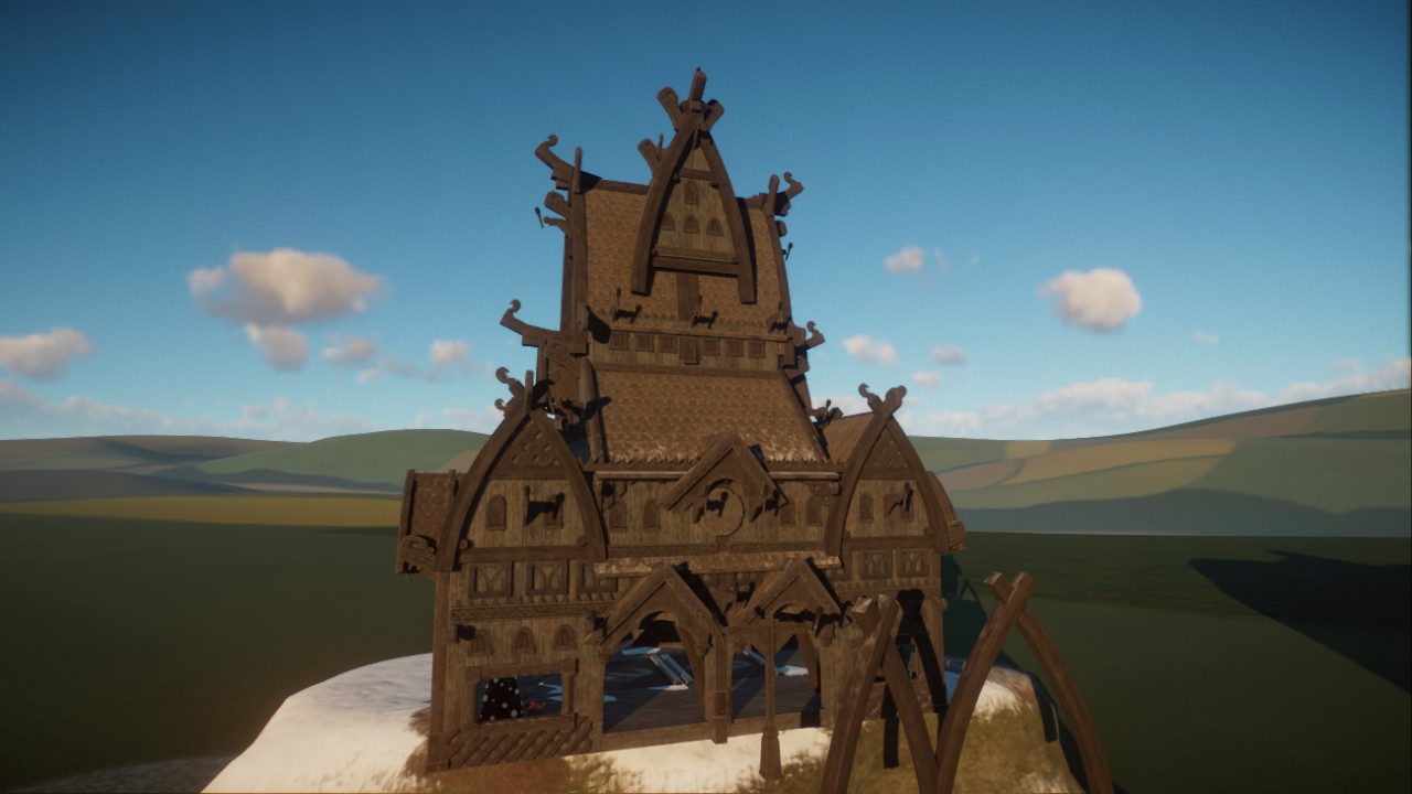 Nordic Entrance / Stabkirche