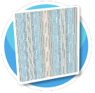 Light Blue Cream Stripes