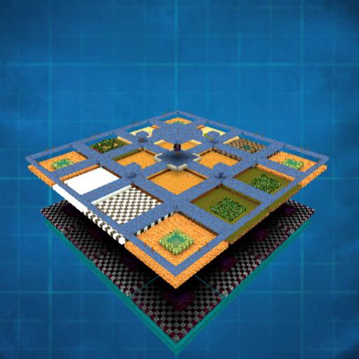 Entuland's Blue All Mobs Spawner - Main Stone - With Water