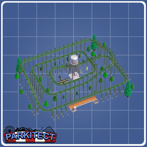 Inverted Dark Ride Gartenhaus
