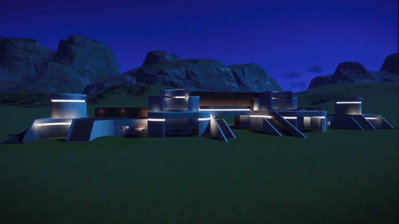 Futuristic Zoo Entrance