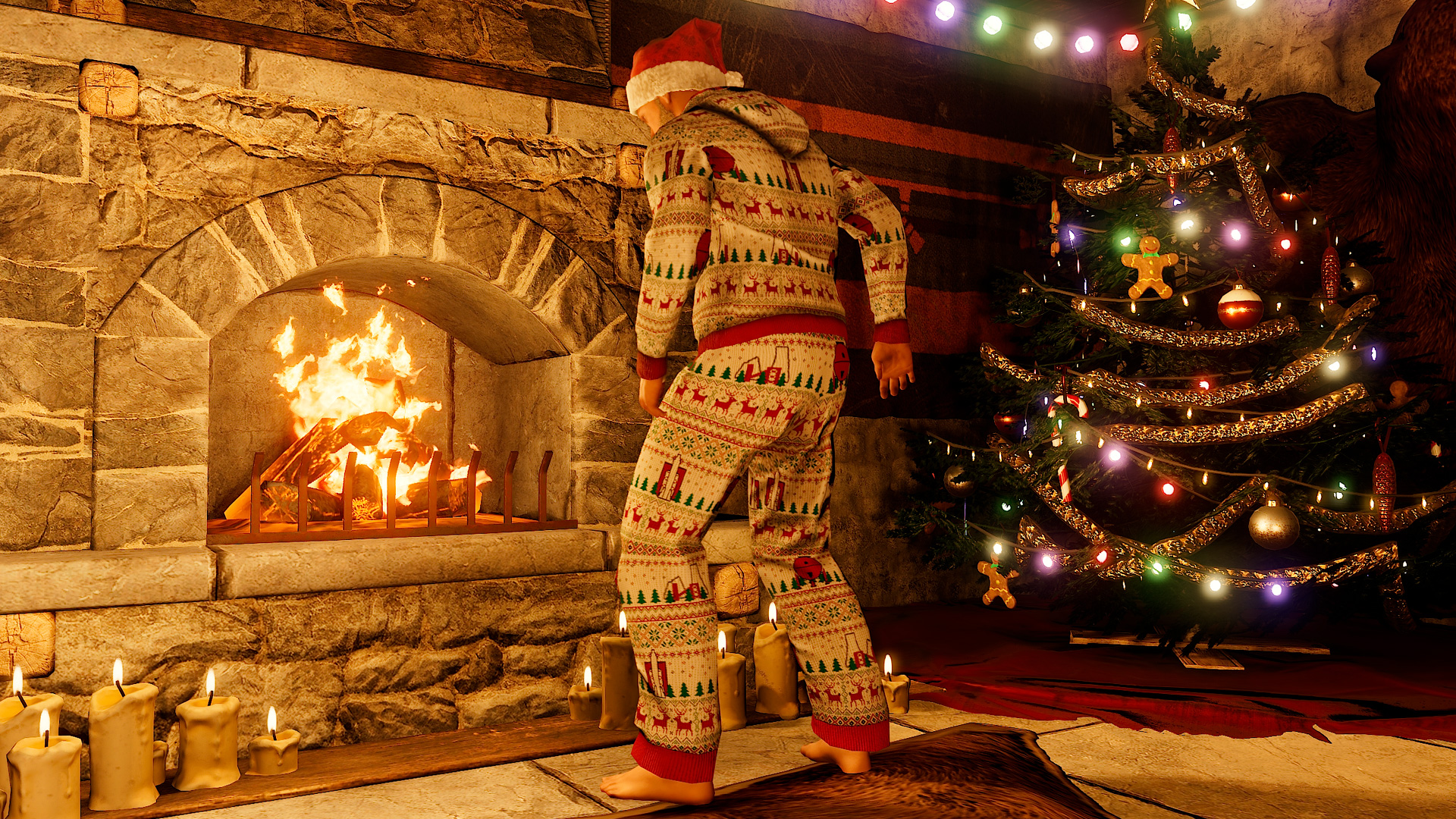 Rustmas PJ Pants