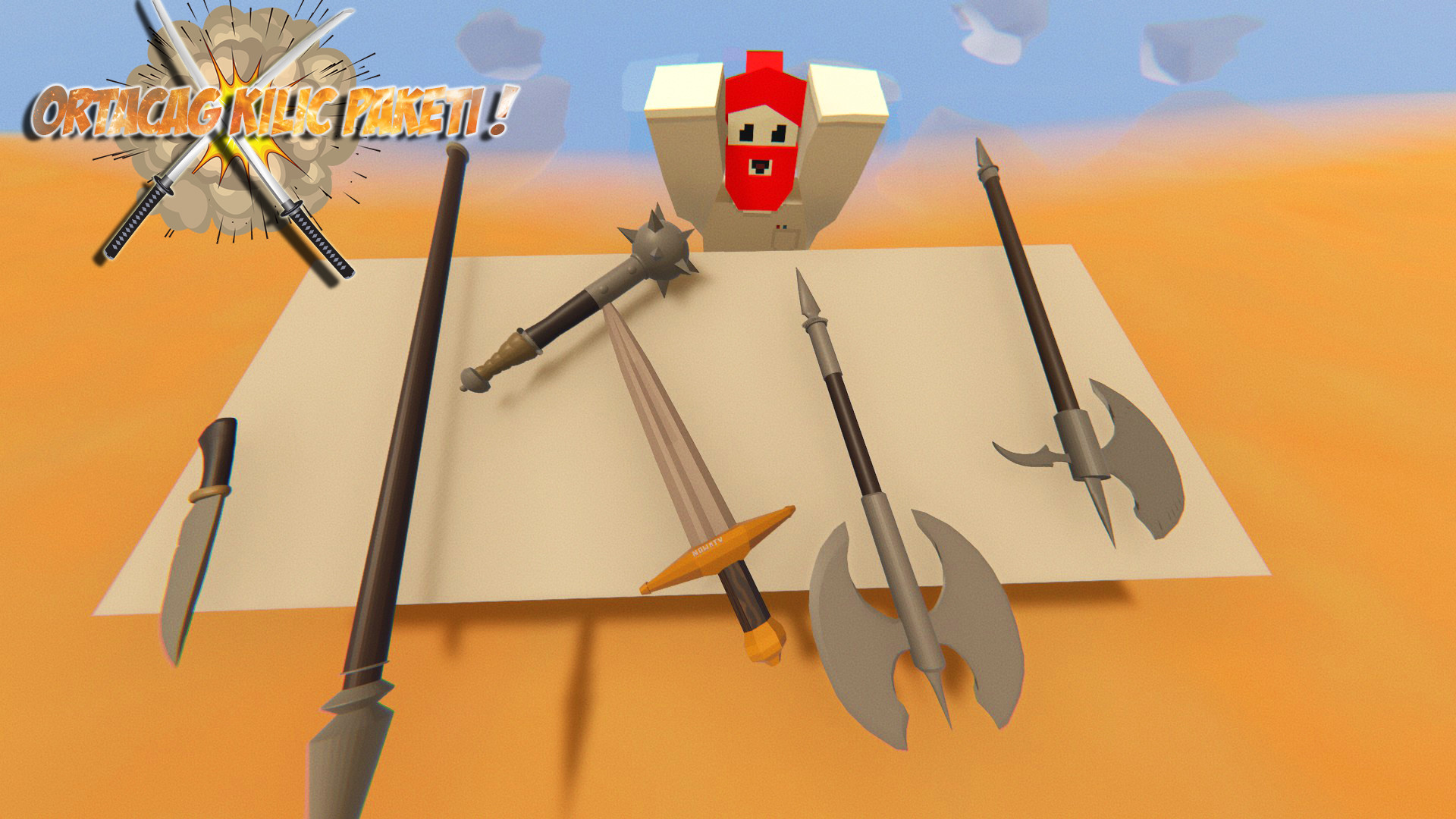 Ortaçağ Kılıç Paketi (Medieval Sword Pack) 3.28+ – Unturned Mod