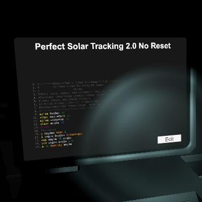 (IC Code) Perfect Solar Tracking 2.0 No Reset