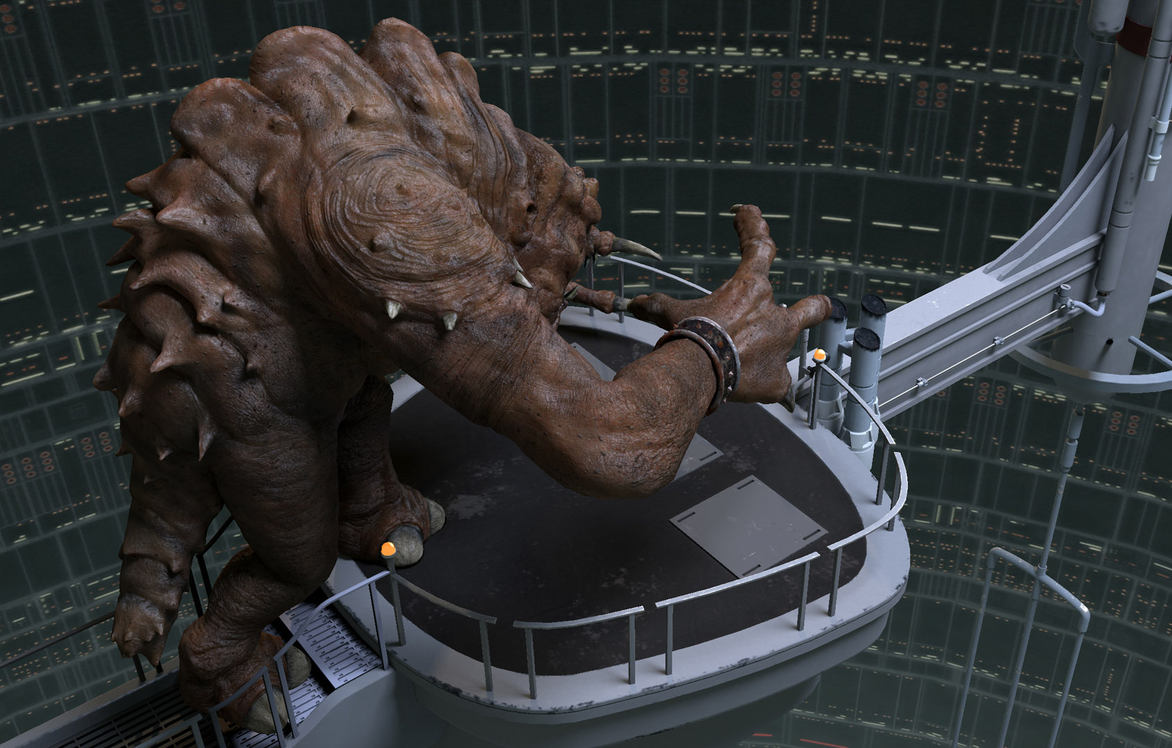 Star Wars Cloud City Rancor (Bespin)
