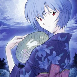The Dye of Rei Ayanami in the Blue Night (Neon Genesis Evangelion)