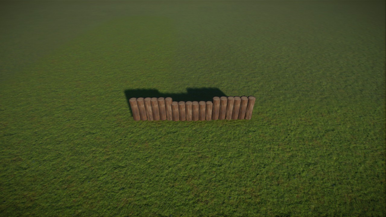 Natural Wooden Post Fence preview