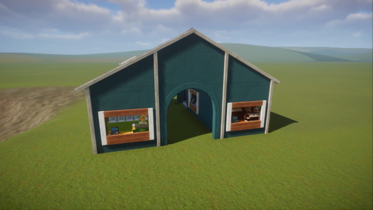 Small beginners shop building