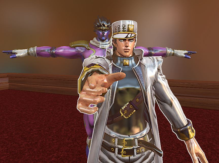 Jotaro and Star Platinum preview