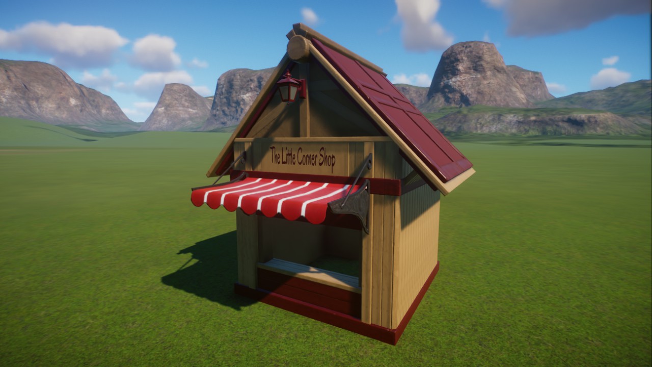 Fully Paintable Shop