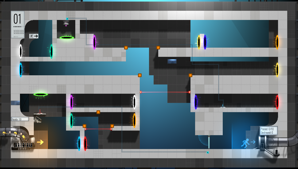 A bunch of portals
