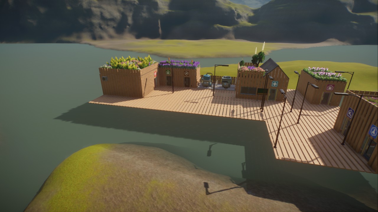 Staff village wood
