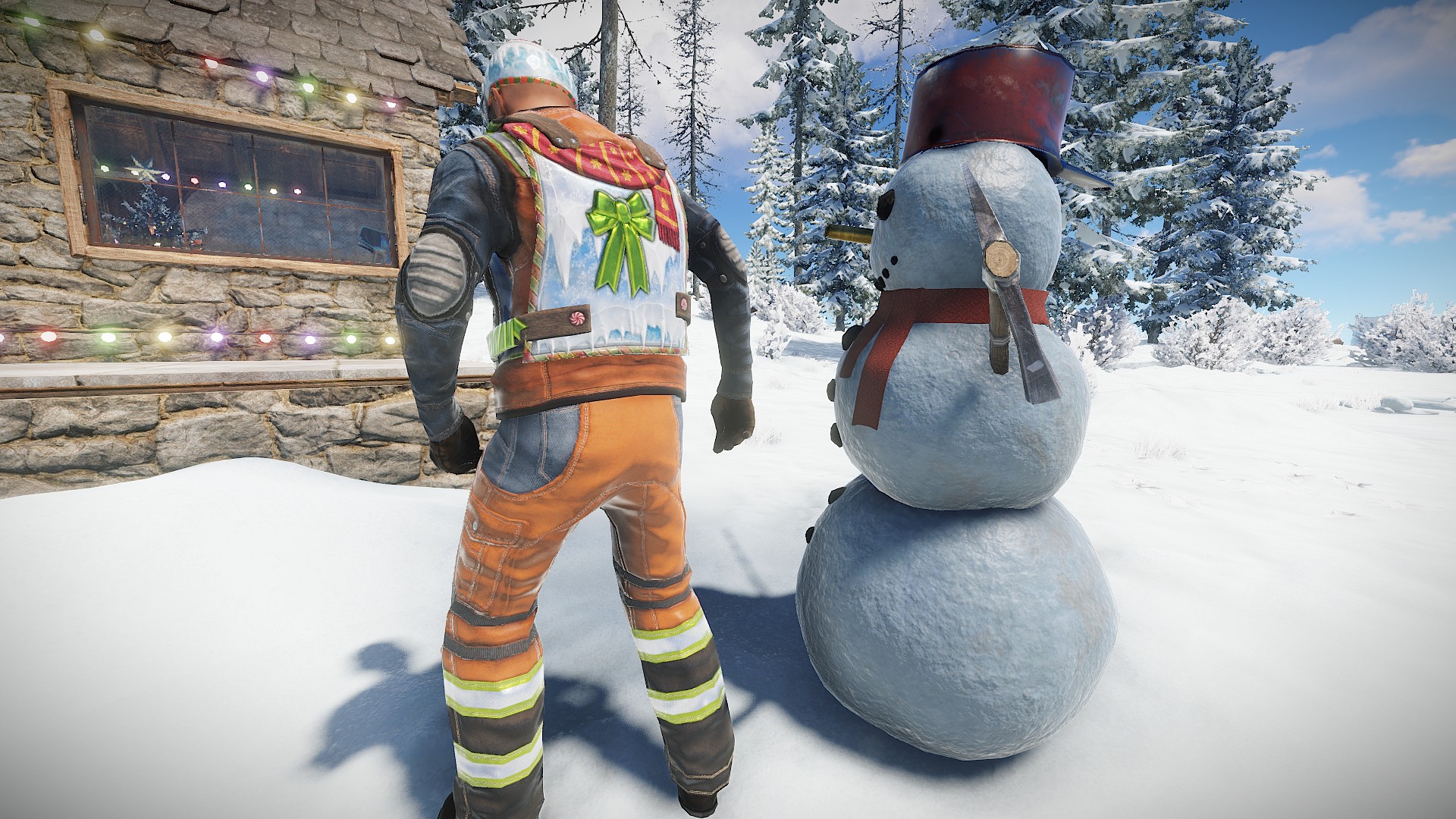 Evil Snowman Mask