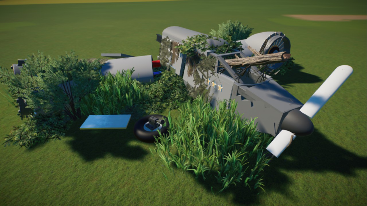 Crashed Plane