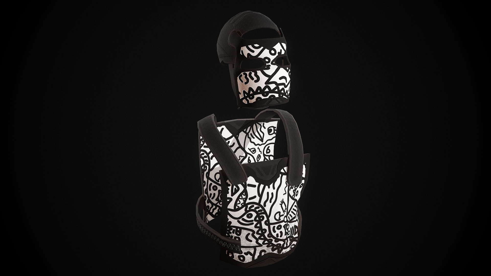 Doodle Metal Chestplate