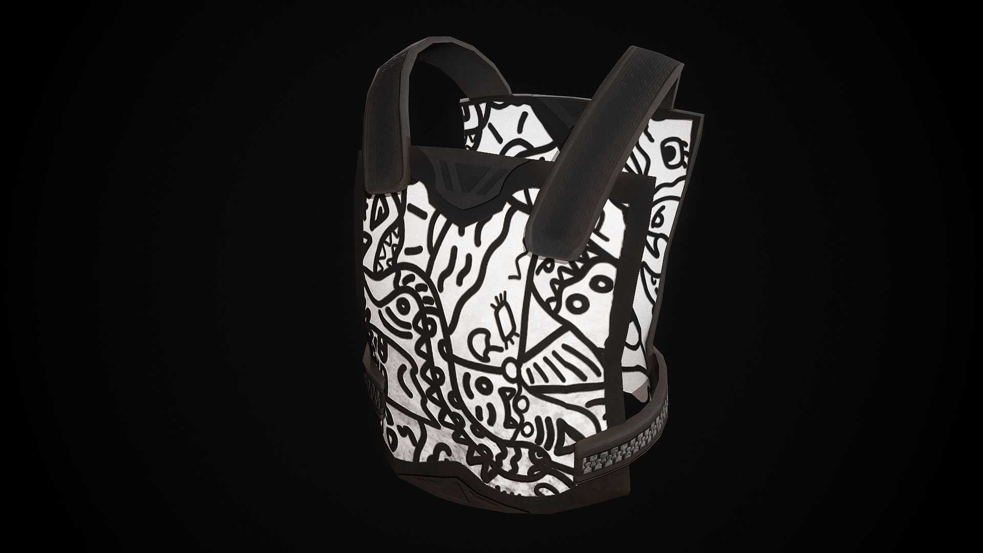 Doodle Metal Chestplate