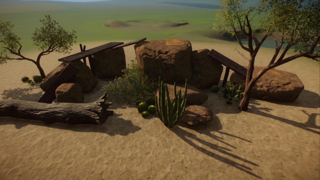 Climbable Desert Scenery