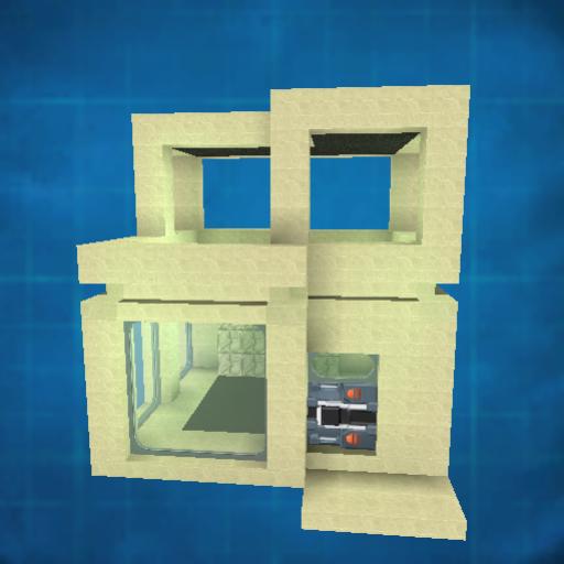 Geometric Base with Storage (Unfurnished)