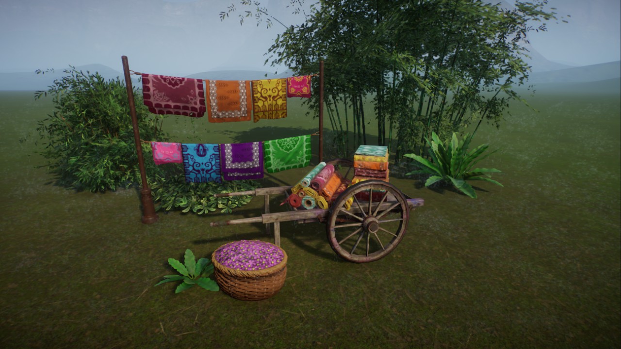 Indian Scenery 002 (Cloth Cart)