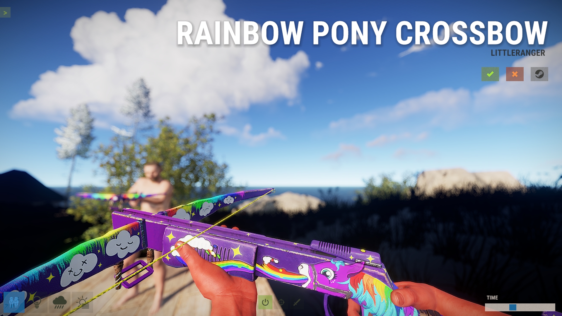 Rainbow Pony Crossbow