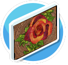 Autumn Rose canvas