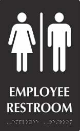 Employee Restroom Male  Female