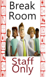 Room Sign Poster